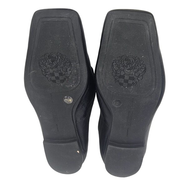 Vince Camuto Women’s Black Loafers 7.5 M/38 Square Toe Minimalist Quiet Luxury - Picture 7 of 12